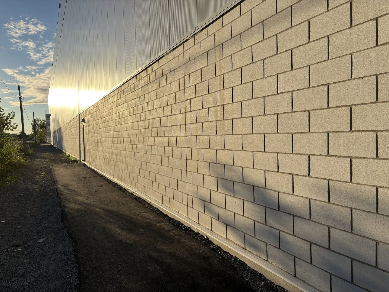 Mur Isobloc fini