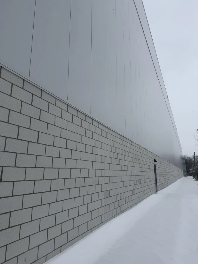 Mur Isobloc chantier construction durable Québec