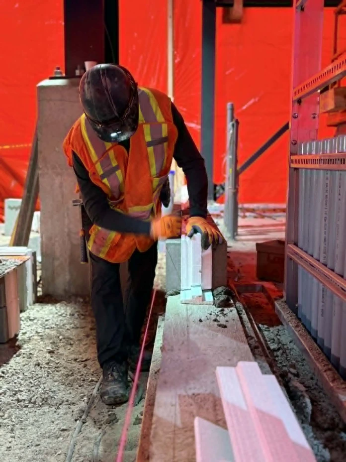 Installation Isobloc construction commerciale au Canada